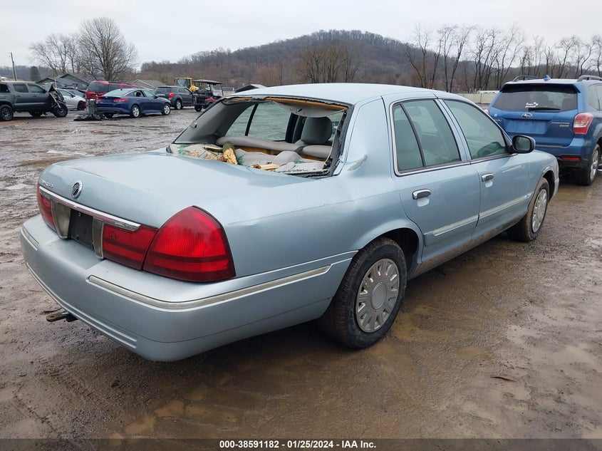 2004 Mercury Grand Marquis Gs VIN: 2MEFM74W84X648651 Lot: 38591182