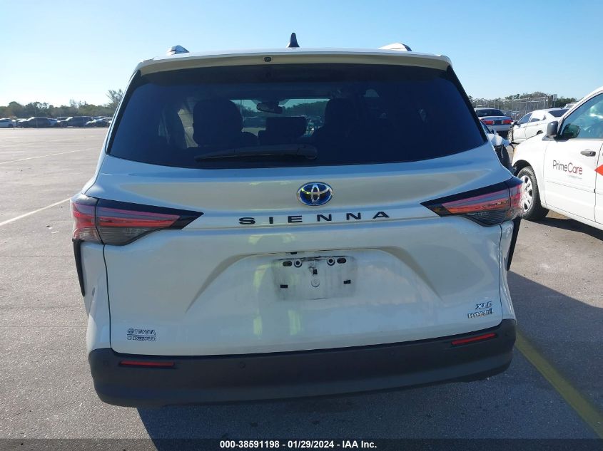 2021 Toyota Sienna Xle VIN: 5TDYRKEC0MS034112 Lot: 38591198