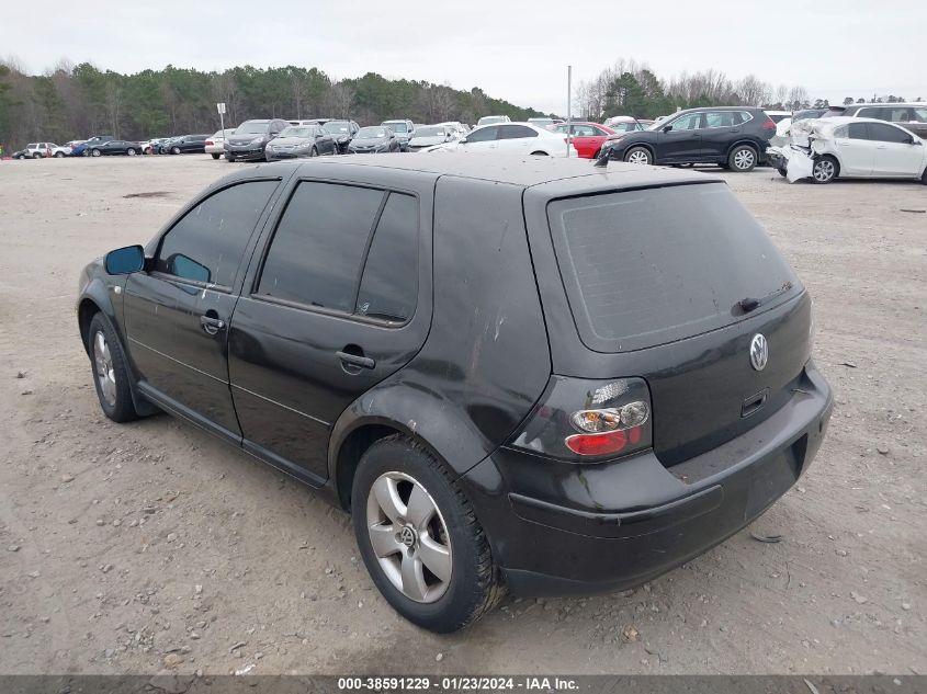 2001 Volkswagen Golf Gls/Gls Tdi VIN: 9BWGP61J214082866 Lot: 38591229