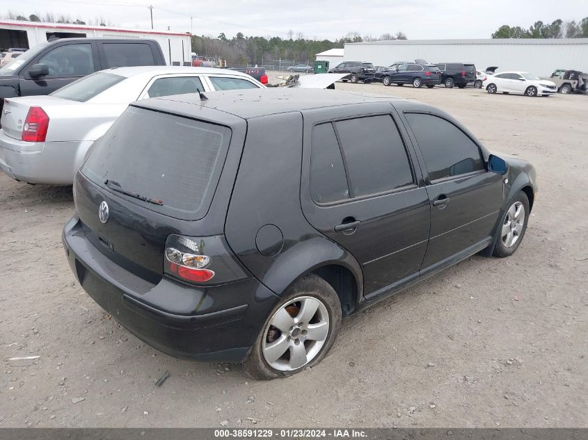 2001 Volkswagen Golf Gls/Gls Tdi VIN: 9BWGP61J214082866 Lot: 38591229