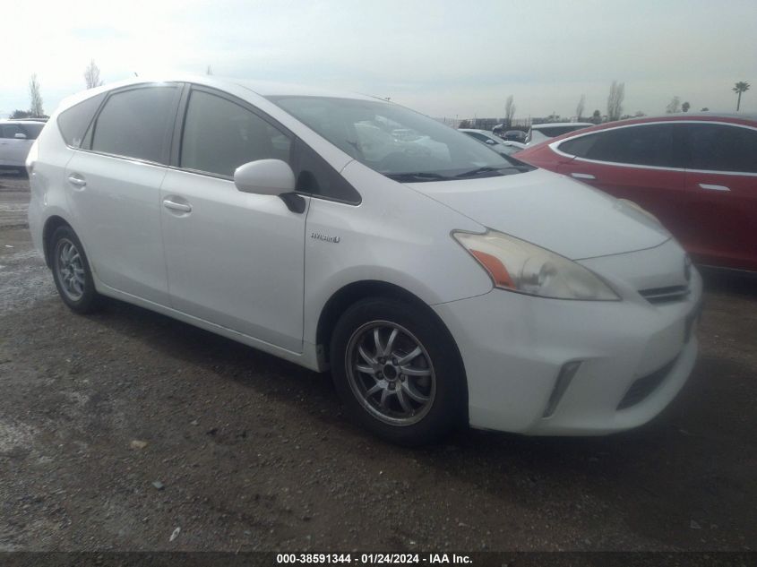 JTDZN3EU7C3125599 2012 Toyota Prius V Three