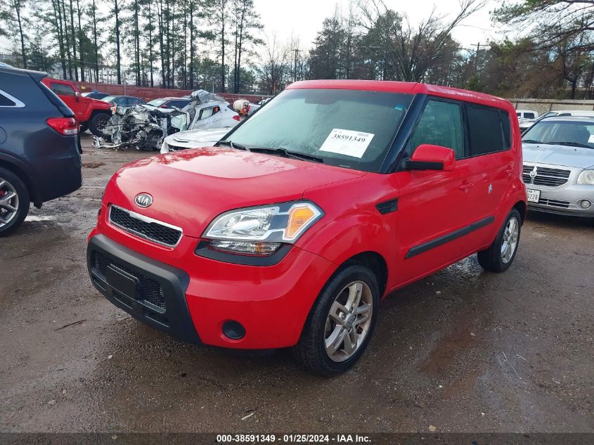 2011 Kia Soul + VIN: KNDJT2A25B7286333 Lot: 38591349