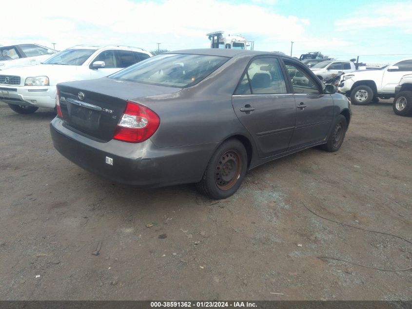 JTDBE32K820039366 2002 Toyota Camry Le/Se/Xle