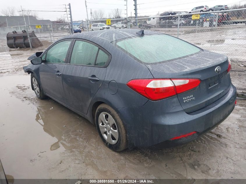 2016 Kia Forte Lx VIN: KNAFK4A62G5567142 Lot: 38591550