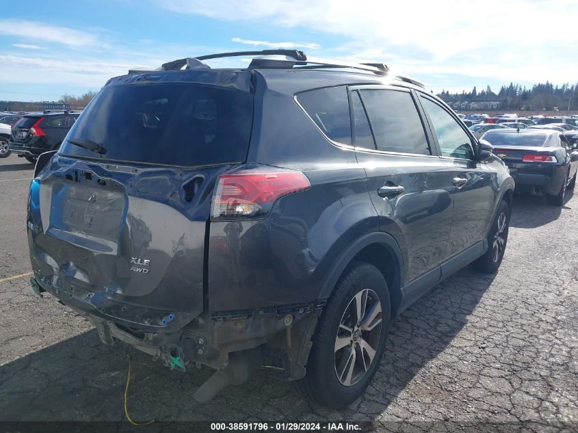 2016 Toyota Rav4 Xle VIN: 2T3RFREV1GW466721 Lot: 38591796