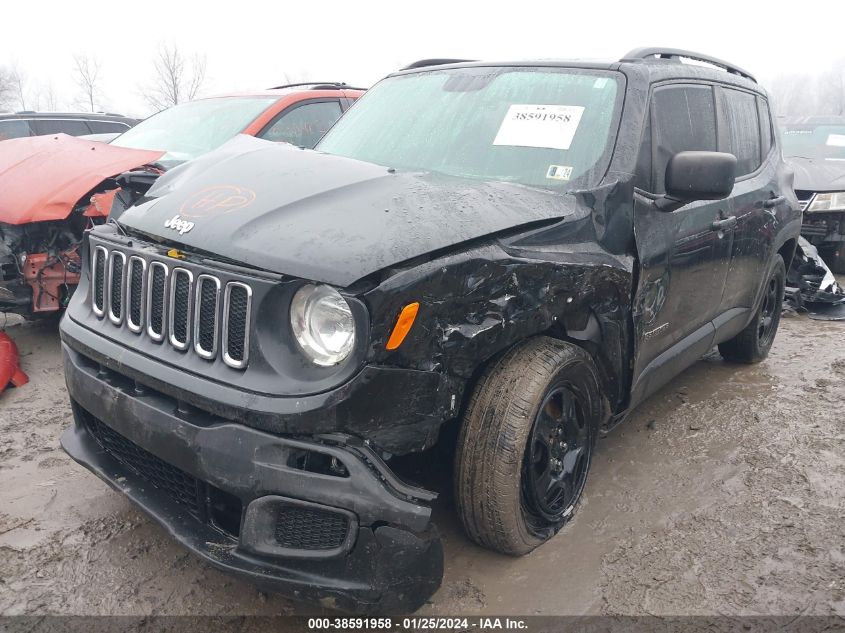 2017 Jeep Renegade Sport 4X4 VIN: ZACCJBAB0HPF50746 Lot: 38591958