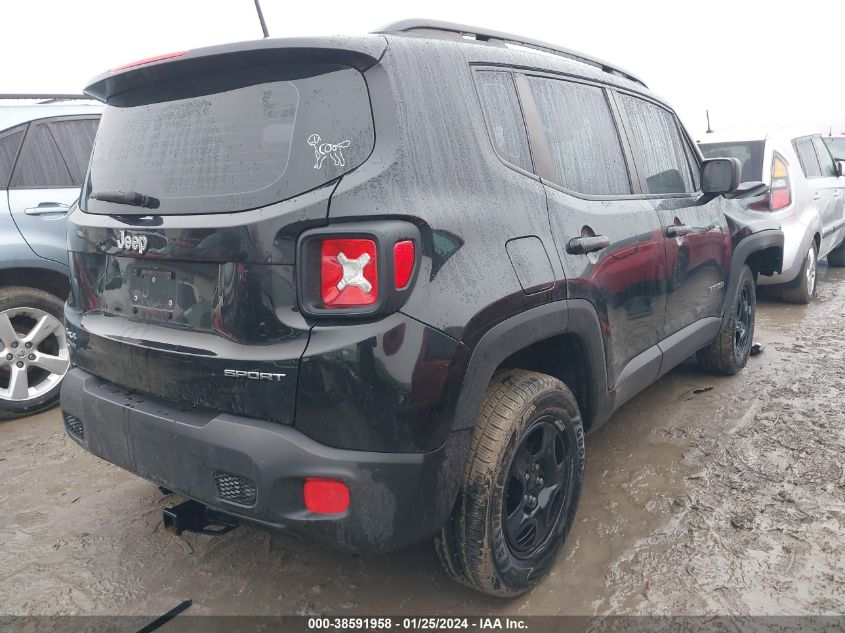 2017 Jeep Renegade Sport 4X4 VIN: ZACCJBAB0HPF50746 Lot: 38591958