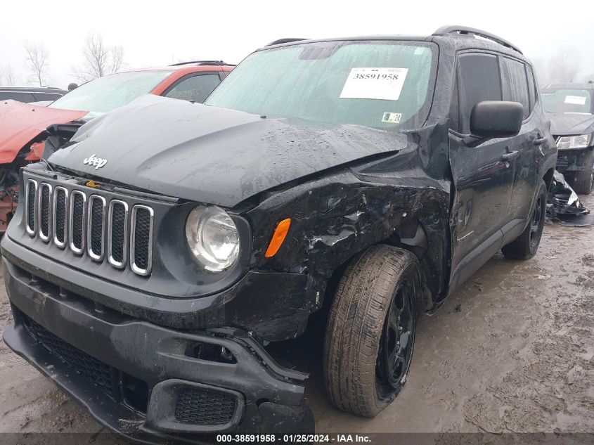 2017 Jeep Renegade Sport 4X4 VIN: ZACCJBAB0HPF50746 Lot: 38591958