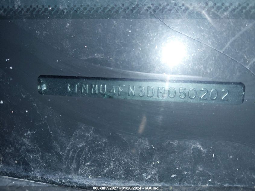 2013 Toyota Tacoma Double Cab Long Bed VIN: 3TMMU4FN3DMO50202 Lot: 38592027