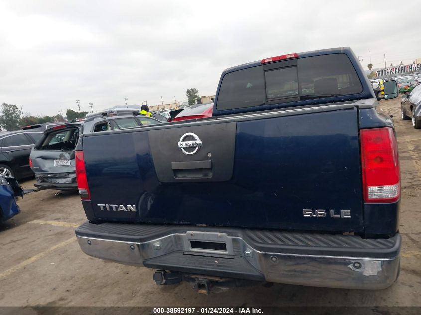 2006 Nissan Titan Le VIN: 1N6AA06A56N548716 Lot: 38592197