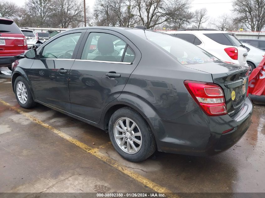 2019 Chevrolet Sonic Lt Auto VIN: 1G1JD5SBXK4110059 Lot: 38592350