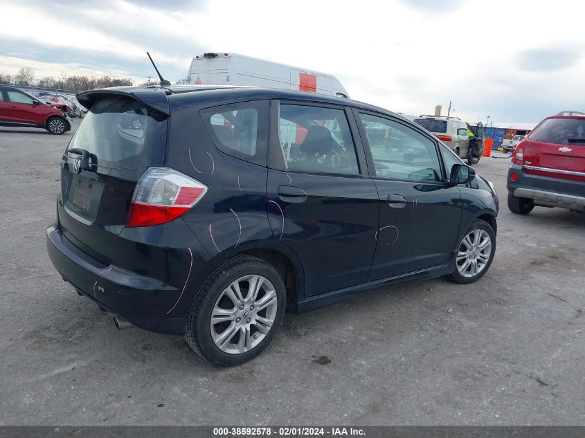 2010 Honda Fit Sport VIN: JHMGE8H40AC028739 Lot: 38592578