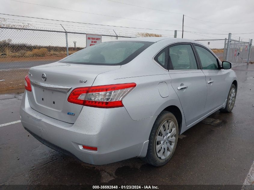 2014 Nissan Sentra Fe+ S/Fe+ Sv/S/Sl/Sr/Sv VIN: 3N1AB7APXEL667027 Lot: 38592848