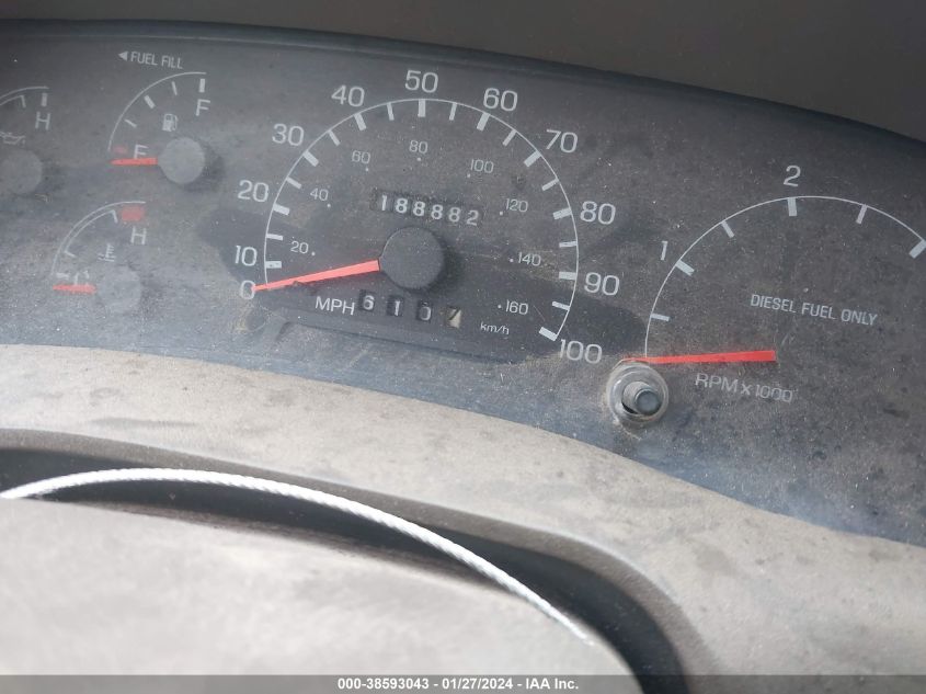 2000 Ford F350 Super Duty VIN: 1FTWW32F1YEB03681 Lot: 38593043