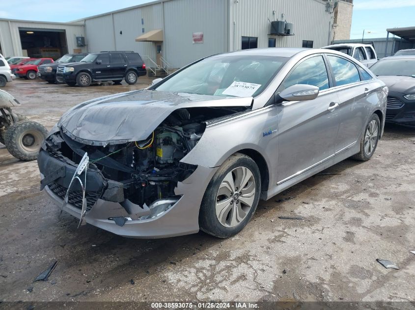 2013 Hyundai Sonata Hybrid Limited VIN: KMHEC4A4XDA100690 Lot: 38593075