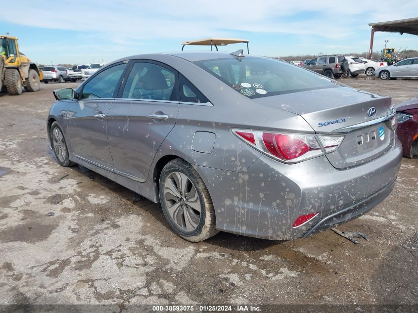 2013 Hyundai Sonata Hybrid Limited VIN: KMHEC4A4XDA100690 Lot: 38593075