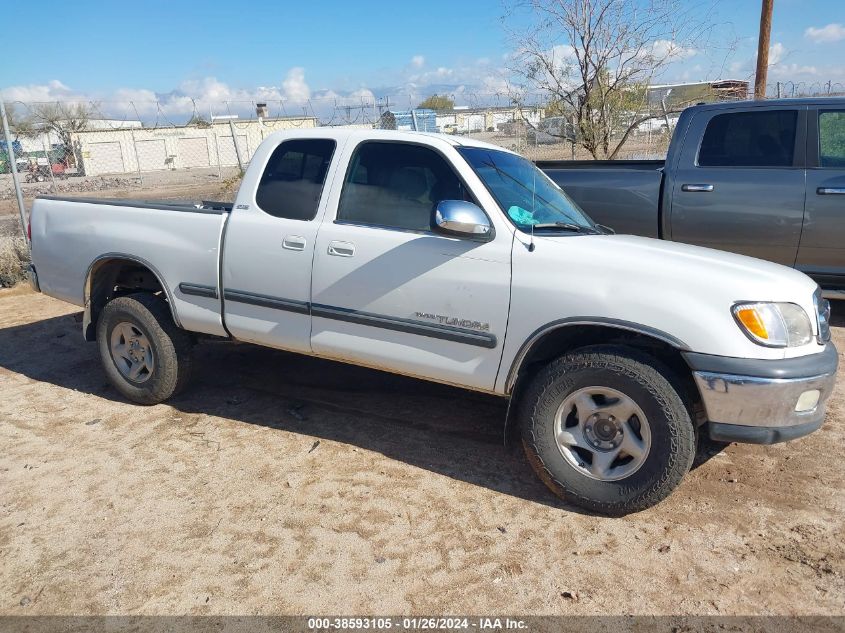 2001 Toyota Tundra Sr5 VIN: 5TBRT34161S131329 Lot: 38593105