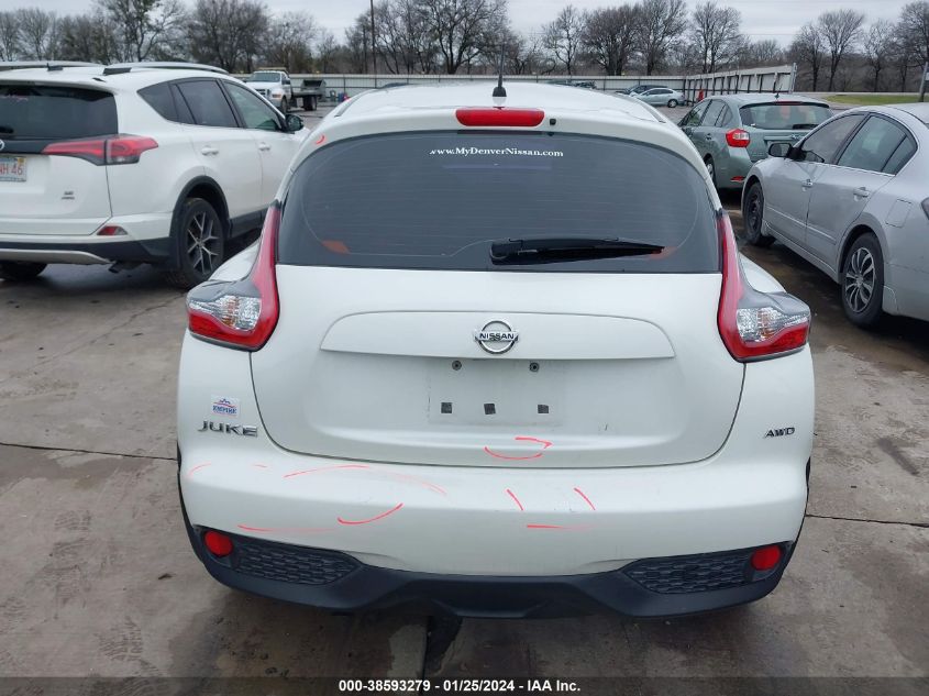 2017 Nissan Juke S VIN: JN8AF5MV2HT752318 Lot: 38593279