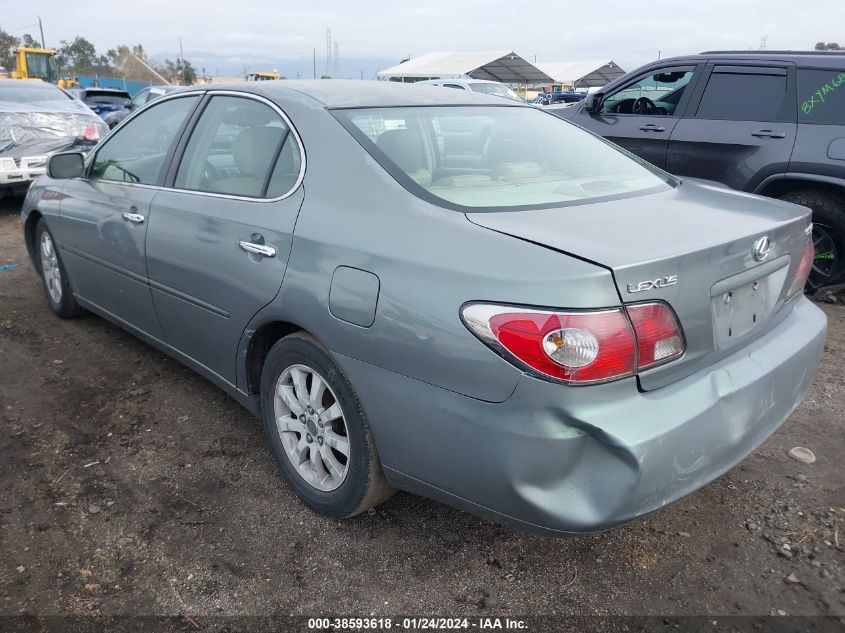 2003 Lexus Es 300 Base (A5) VIN: JTHBF30G036018519 Lot: 38593618