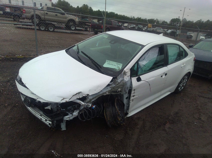 5YFEPMAE2NP294467 2022 Toyota Corolla Le