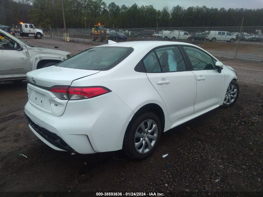 5YFEPMAE2NP294467 2022 Toyota Corolla Le