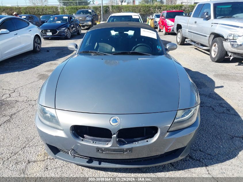 2007 BMW Z4 3.0I VIN: 4USBU33587LW73496 Lot: 38593641