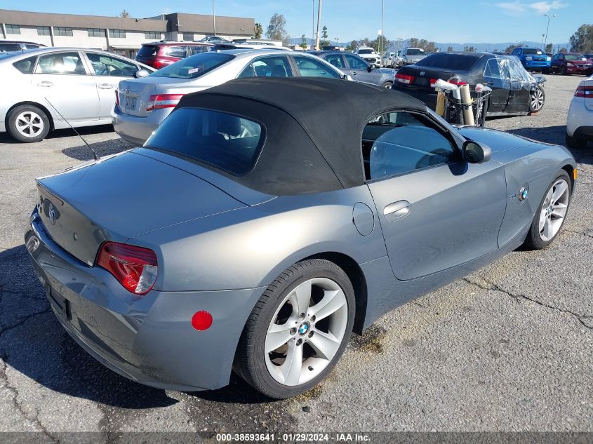 2007 BMW Z4 3.0I VIN: 4USBU33587LW73496 Lot: 38593641