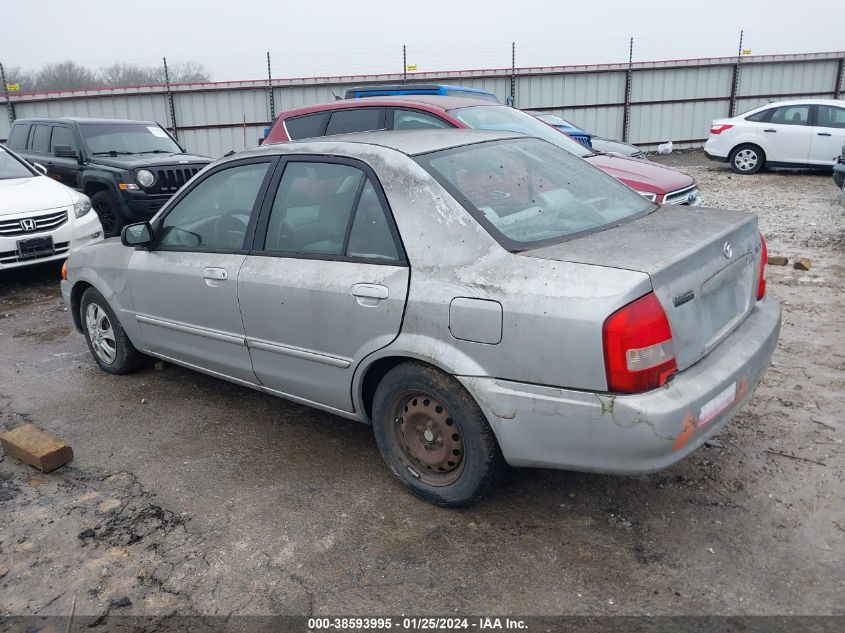 2000 Mazda Protege Dx/Lx VIN: JM1BJ2225Y0307322 Lot: 38593995