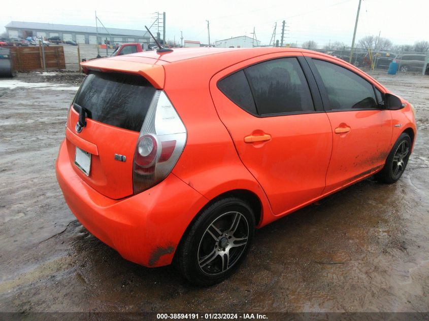 JTDKDTB30C1012914 2012 Toyota Prius C Three