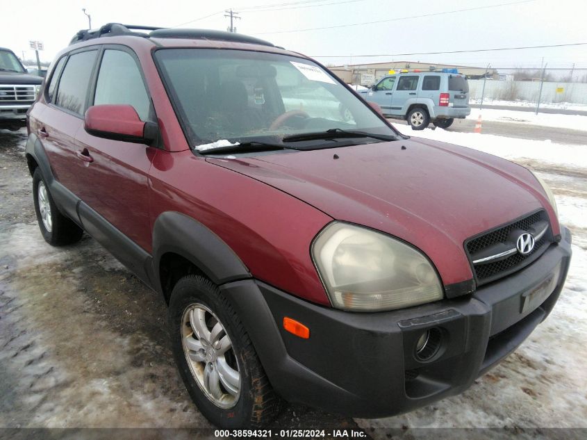 2006 Hyundai Tucson Gls/Limited VIN: KM8JN72D76U362189 Lot: 38594321