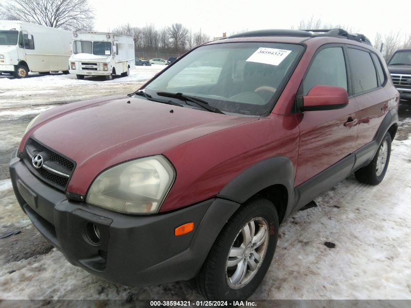 2006 Hyundai Tucson Gls/Limited VIN: KM8JN72D76U362189 Lot: 38594321