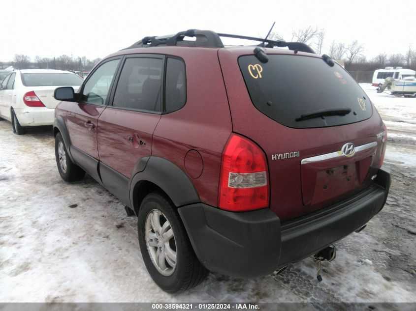 2006 Hyundai Tucson Gls/Limited VIN: KM8JN72D76U362189 Lot: 38594321