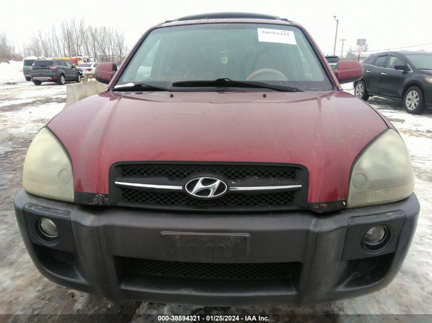 2006 Hyundai Tucson Gls/Limited VIN: KM8JN72D76U362189 Lot: 38594321