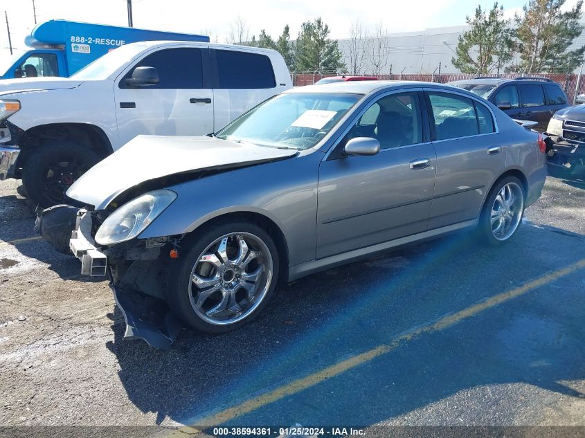 2005 Infiniti G35 VIN: JNKCV51E65M213782 Lot: 38594361