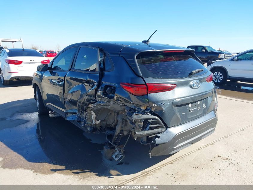 2021 Hyundai Kona Se VIN: KM8K12AA9MU661142 Lot: 38594374