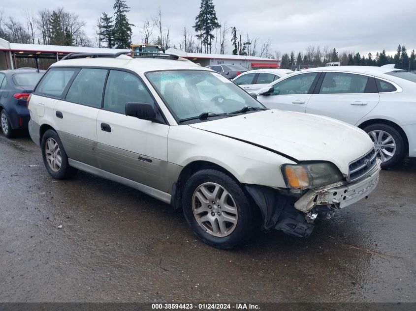 2002 Subaru Legacy Outback VIN: 4S3BH665727644936 Lot: 38594423