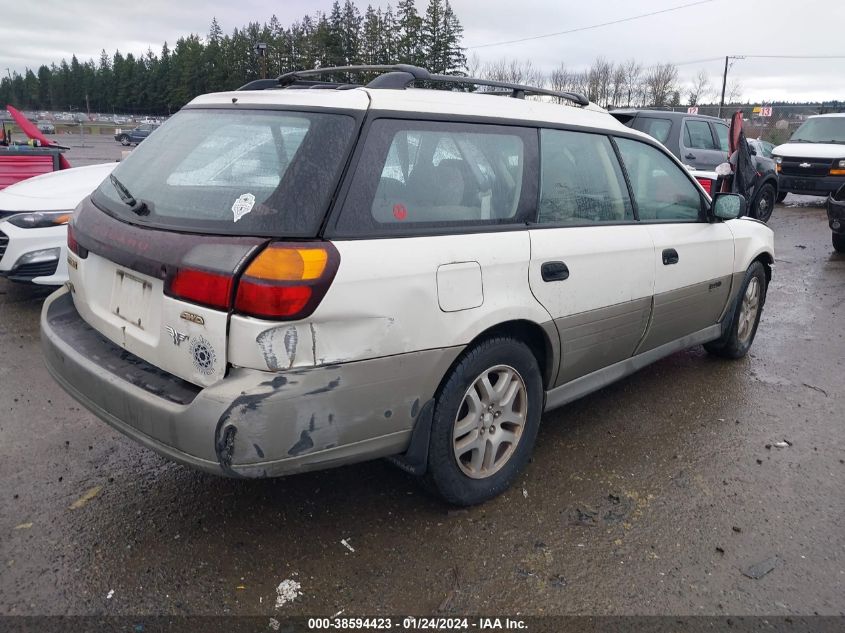 2002 Subaru Legacy Outback VIN: 4S3BH665727644936 Lot: 38594423