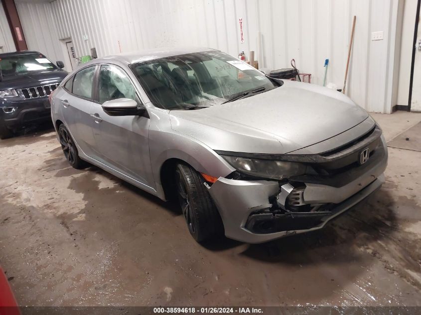 2019 Honda Civic Sport VIN: 2HGFC2F88KH512793 Lot: 38594618