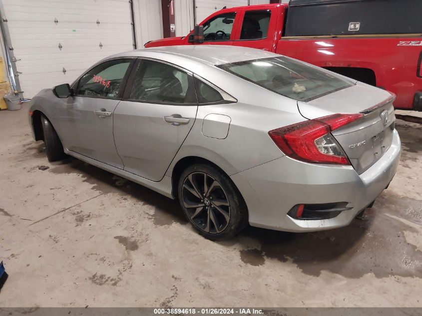 2019 Honda Civic Sport VIN: 2HGFC2F88KH512793 Lot: 38594618