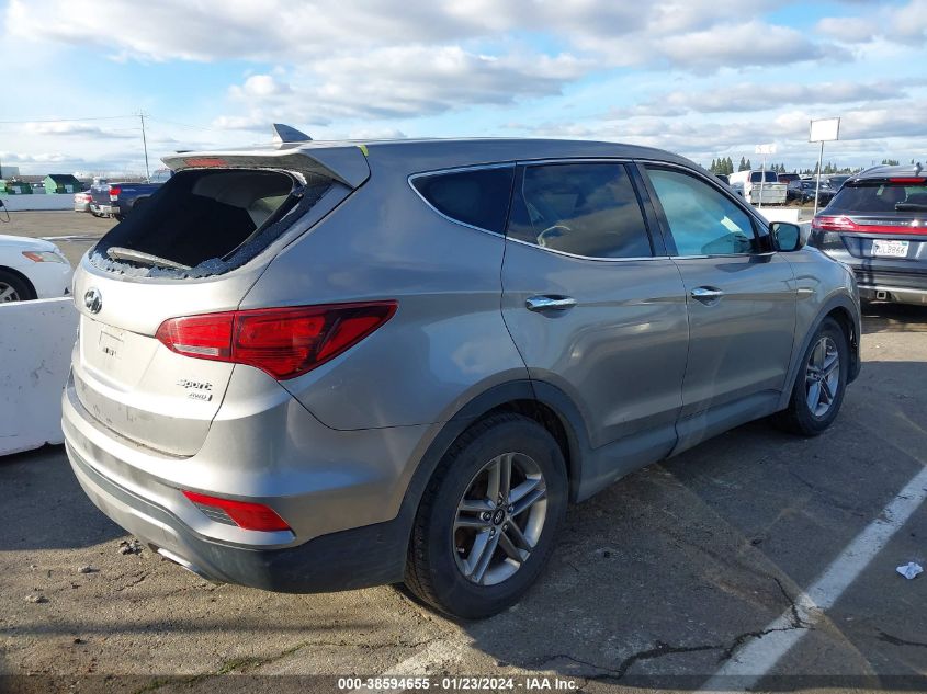 2017 Hyundai Santa Fe Sport 2.4L VIN: 5XYZTDLB8HG428052 Lot: 38594655