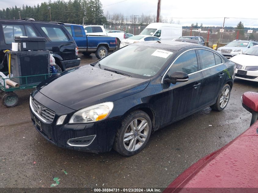 2013 Volvo S60 T5/T5 Platinum/T5 Premier/T5 Premier Plus VIN: YV1612FS7D1220564 Lot: 38594731