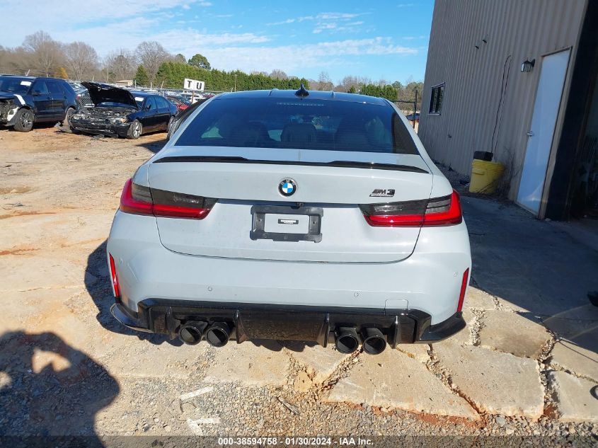 2022 BMW M3 Competition xDrive VIN: WBS43AY01NFM62759 Lot: 38594758