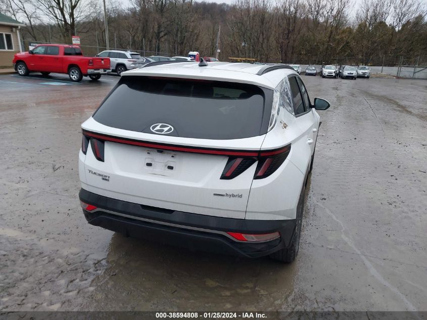 2022 Hyundai Tucson Hybrid Blue VIN: KM8JBCA12NU031480 Lot: 38594808