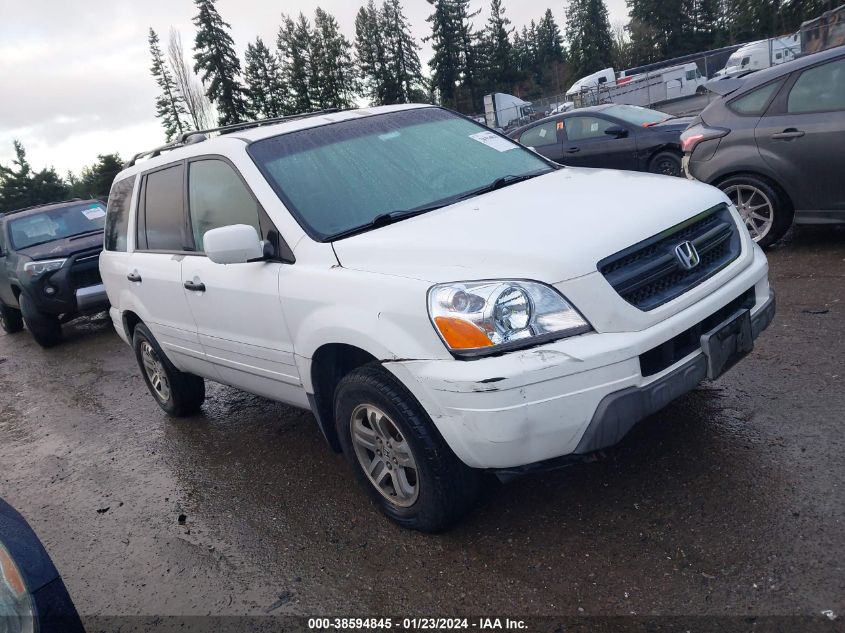 2005 Honda Pilot Ex-L VIN: 5FNYF18655B035013 Lot: 38594845