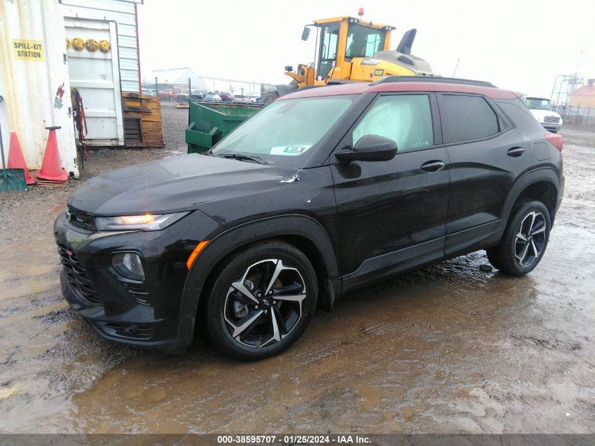 2022 Chevrolet Trailblazer Awd Rs VIN: KL79MUSL9NB027958 Lot: 38595707