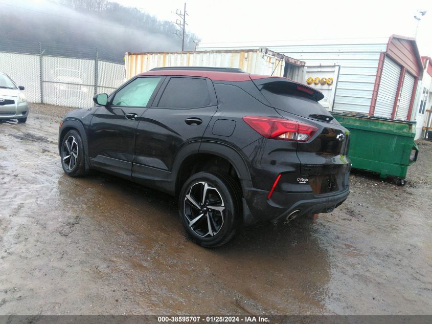 2022 Chevrolet Trailblazer Awd Rs VIN: KL79MUSL9NB027958 Lot: 38595707