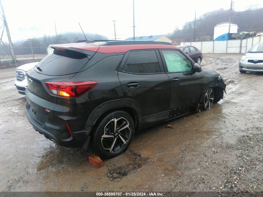 2022 Chevrolet Trailblazer Awd Rs VIN: KL79MUSL9NB027958 Lot: 38595707