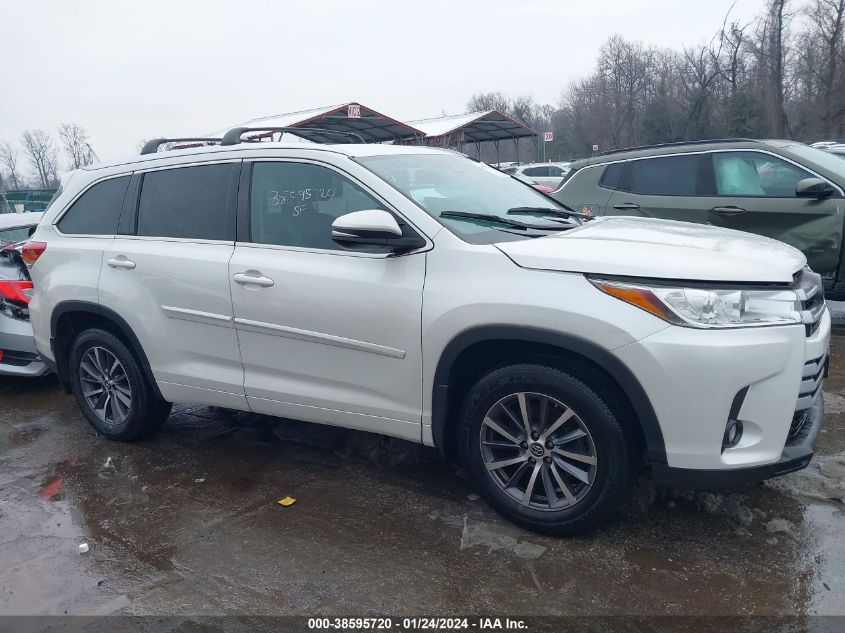 2018 Toyota Highlander Xle VIN: 5TDJZRFH7JS532128 Lot: 38595720