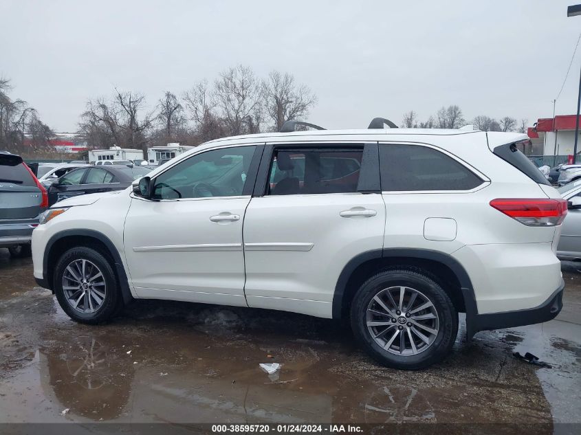 2018 Toyota Highlander Xle VIN: 5TDJZRFH7JS532128 Lot: 38595720