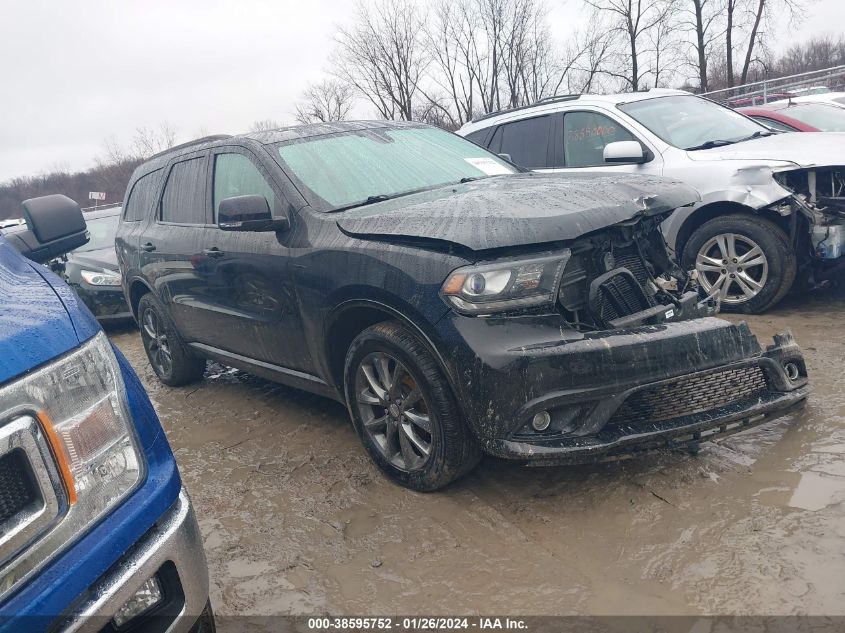 2018 Dodge Durango Gt Awd VIN: 1C4RDJDG3JC362252 Lot: 38595752